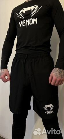 Компрессионный костюм Venom. Xl (180-190см) Черный