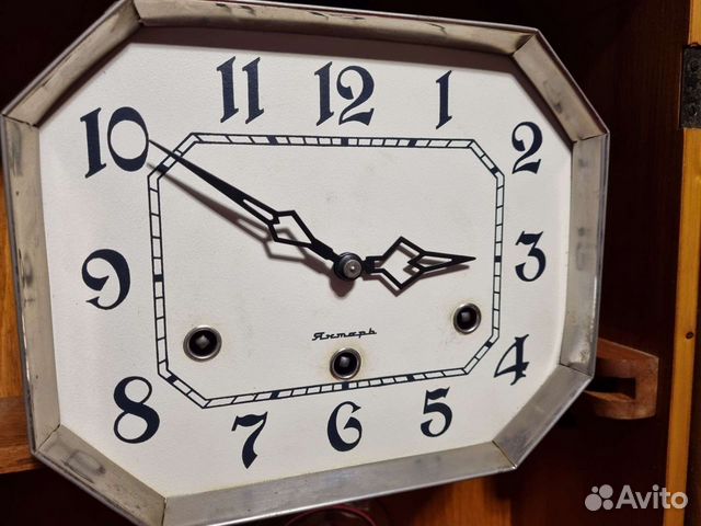 Советские Настенные Часы Янтарь на Три Ключа