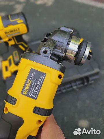 Аккумуляторный набор болгарка+гайковерт dewalt