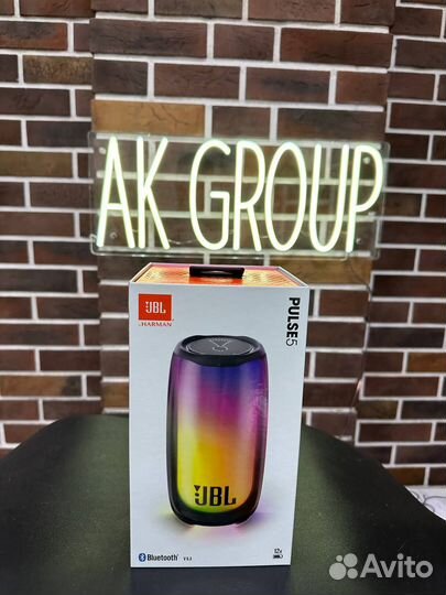 Колонка JBL Pulse 5, черная. Новая. Оригинал