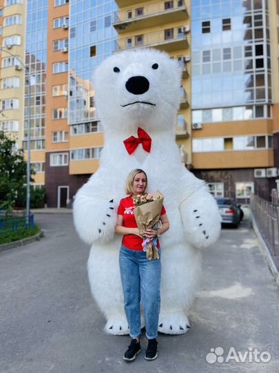 Белый мишка /зайка/ кинг-конг поздравление