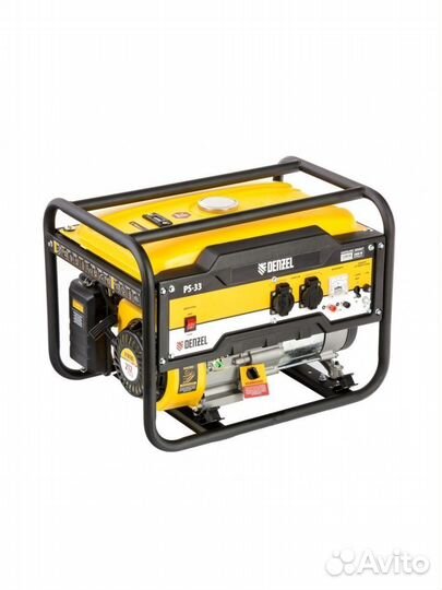 Электрогенератор бензиновый, бензогенератор denzel