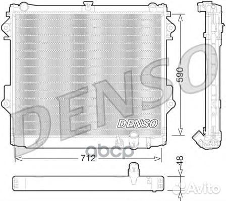 Радиатор toyota land cruiser 200
