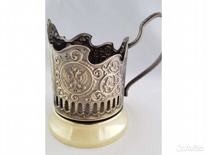 Подстаканник латунный 