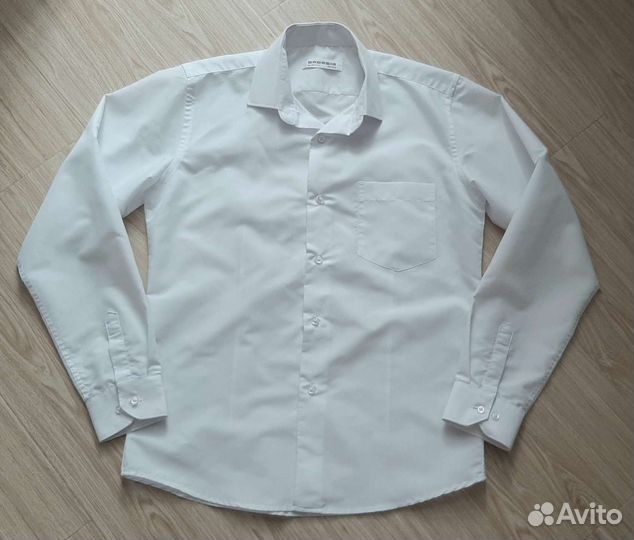 2 белые рубашки 152/158
