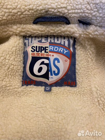 Джинсовая куртка superdry женская