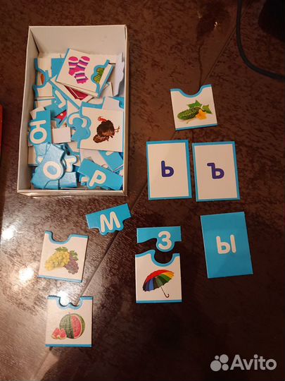 Развивающие карточки буквы предметы