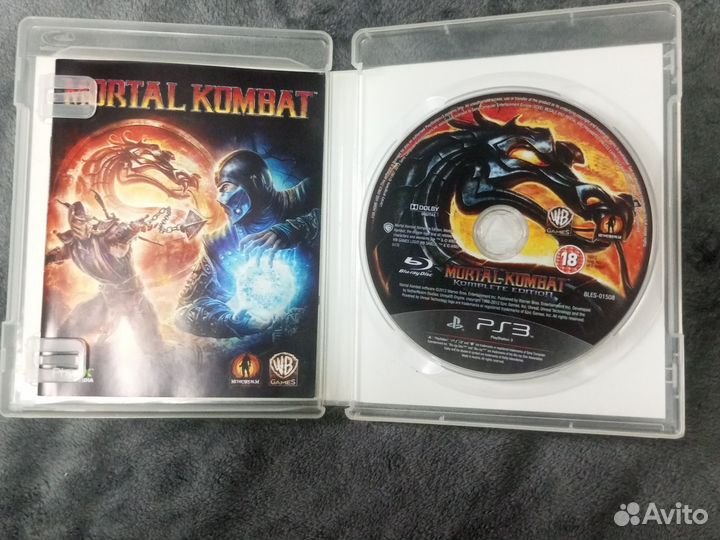 Диск Мортал комбат ps3