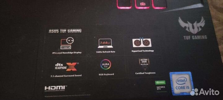 Игровой ноутбук asus tuf gaming