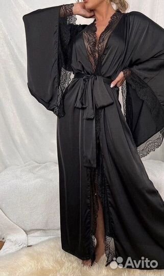 Халат кимоно в пол