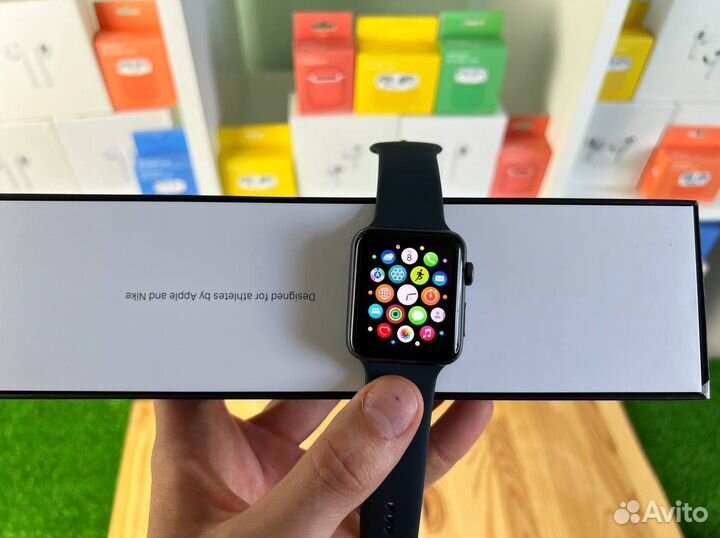 Часы apple watch 3 42mm акб 89