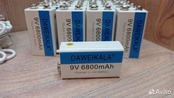 Аккумулятор 9v перезаряжаемый