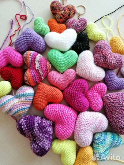 Вязаное сердечко