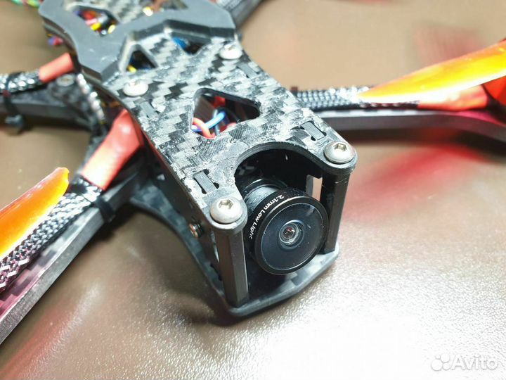 Квадрокоптер Apex 5 на аналоге с моторами Rcinpowe