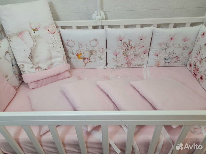 Бортики в детскую кроватку