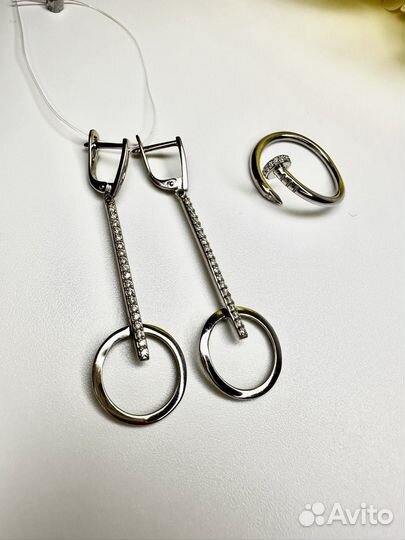 Серебряные серьги