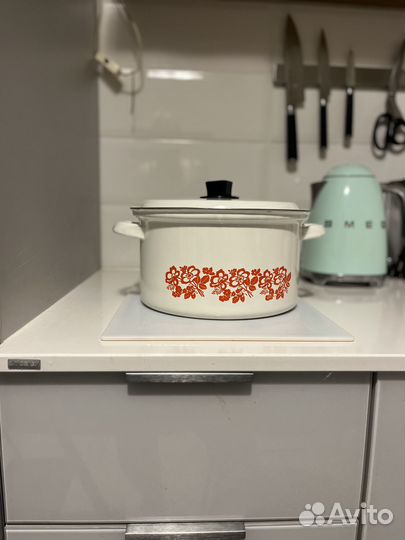 Кастрюля эмалированная СССР 5 литров