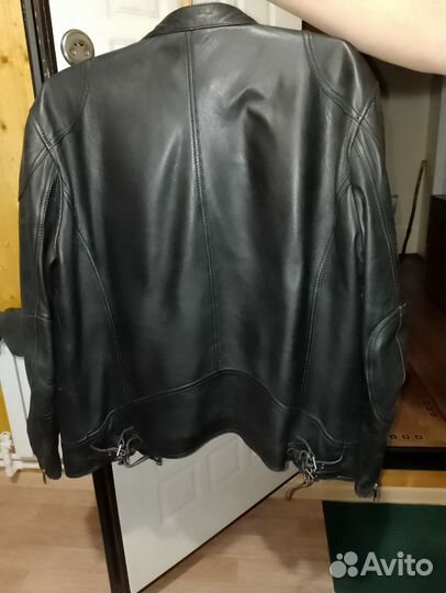 Кожаная куртка мужская 52 54 натуральная