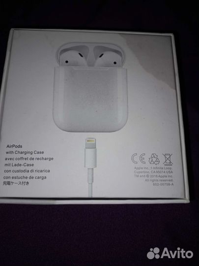 Беспроводные наушники apple airpods 1 поколения