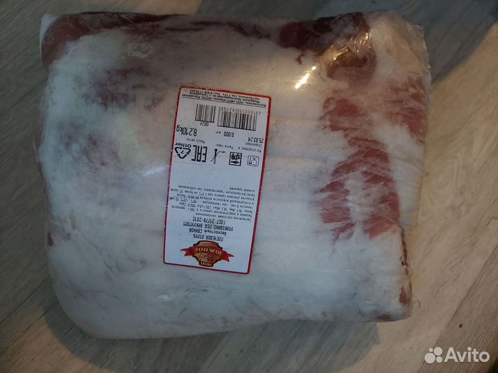 Мясо свинина