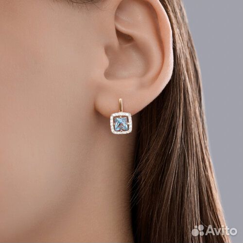 Серьги sokolov из золота, 729173