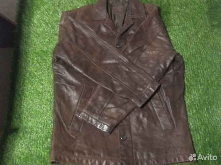 Кожаная куртка мужская