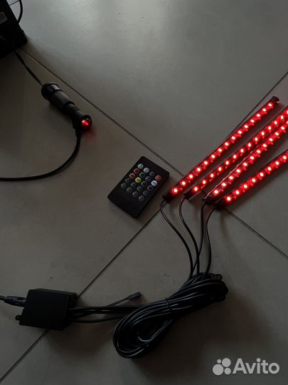 Подсветка в салон автомобиля. Подсветка в ноги