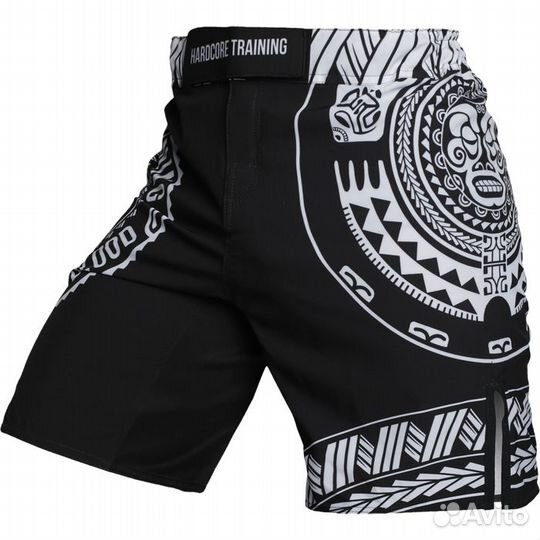 Шорты мма Hardcore Training Ta Moko Black (XL)