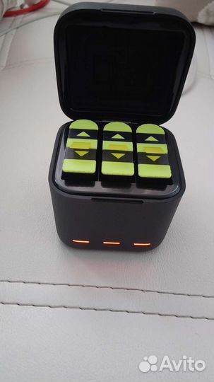Зарядка GoPro 10/9 + 3 аккумулятора Telesin
