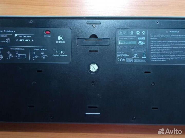 Беспроводная клавиатура и мышь logitech