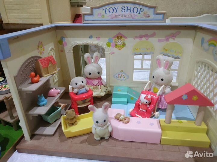 Sylvanian families домик со светом+ большой набор