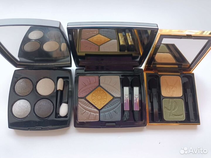 Тени Chanel, Dior, YSL