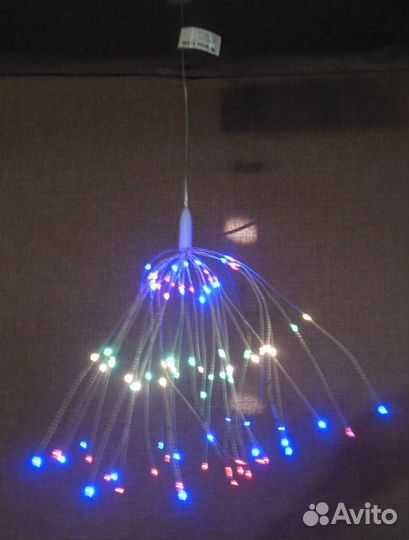 Гирлянда фейерверк на батарейках