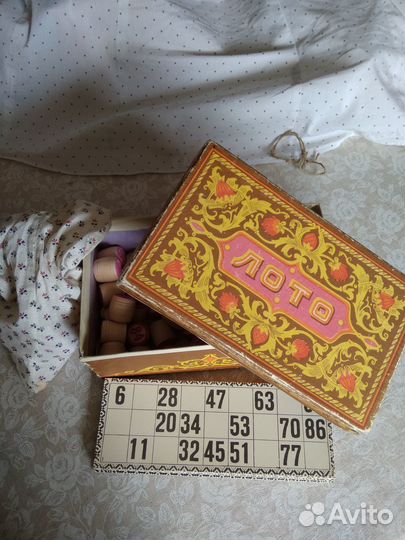 Лото с деревянными бочонками - 70-е годы СССР