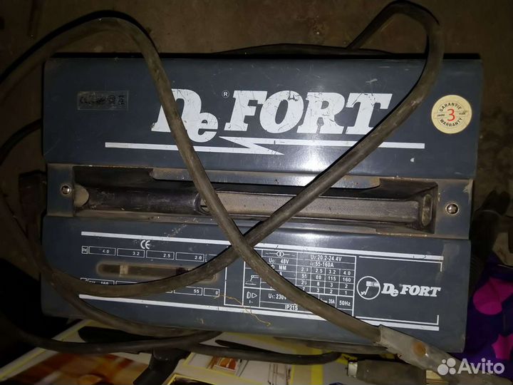 Сварочный трансформатор бу DeFort Fortuna 8160
