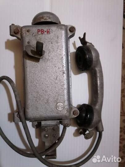 Телефон СССР шахтный, бункерный