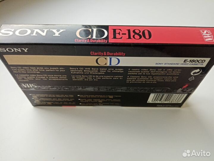 Видеокассета sony VHS новая запечатанная