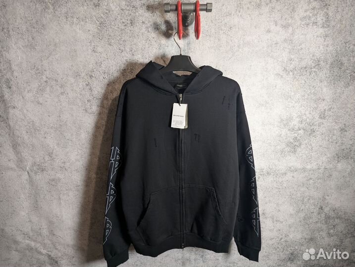 Зип худи balenciaga