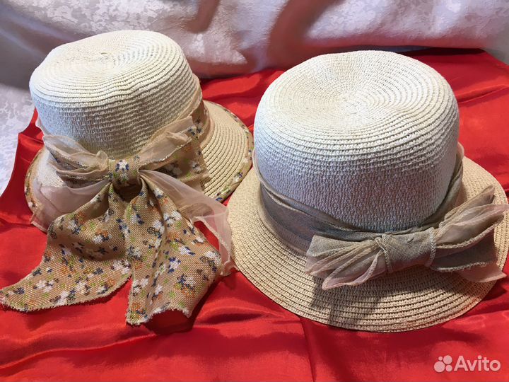 Шляпа женская соломенная новая