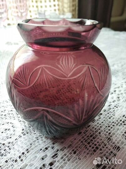 Фужеры цветное стекло,хрусталь СССР