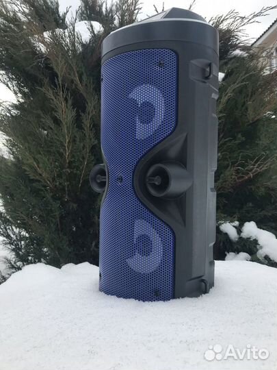 Колонка Бумбокс / Блютуз/ FM/ AUX/ USB/ SD