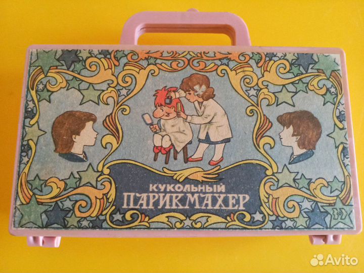 Кукольный парикмахер, гладильная подставка +2 утюг