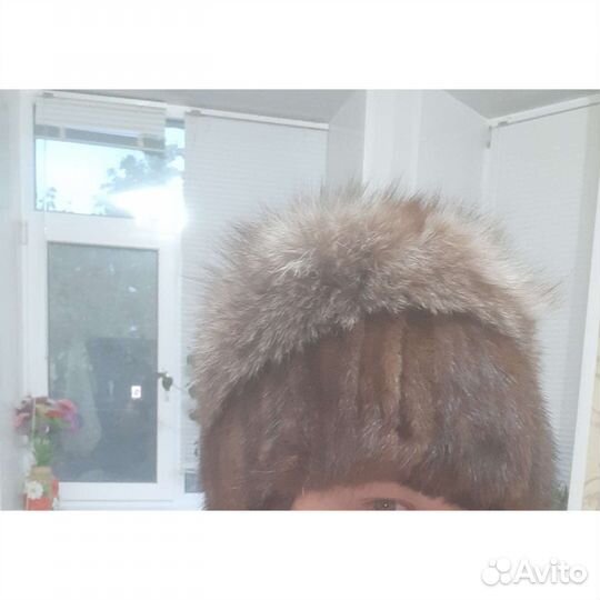 Шапка норковая новая женская