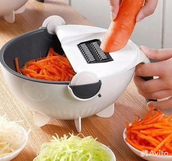 Овощерезка-дуршлаг 6 в 1