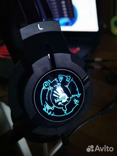 Игровые наушники с микрофоном bloody G 430