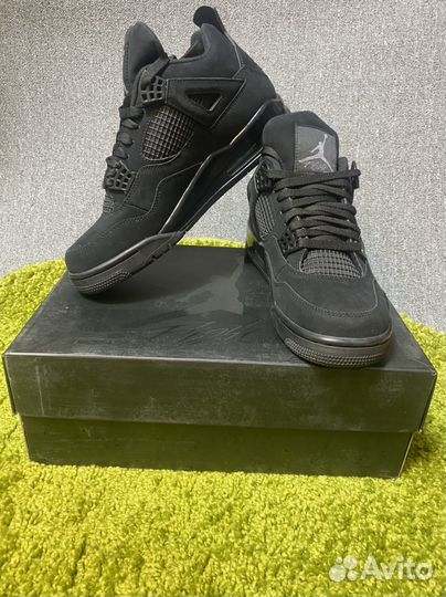 Nike Air jordan 4 black cat оригинал