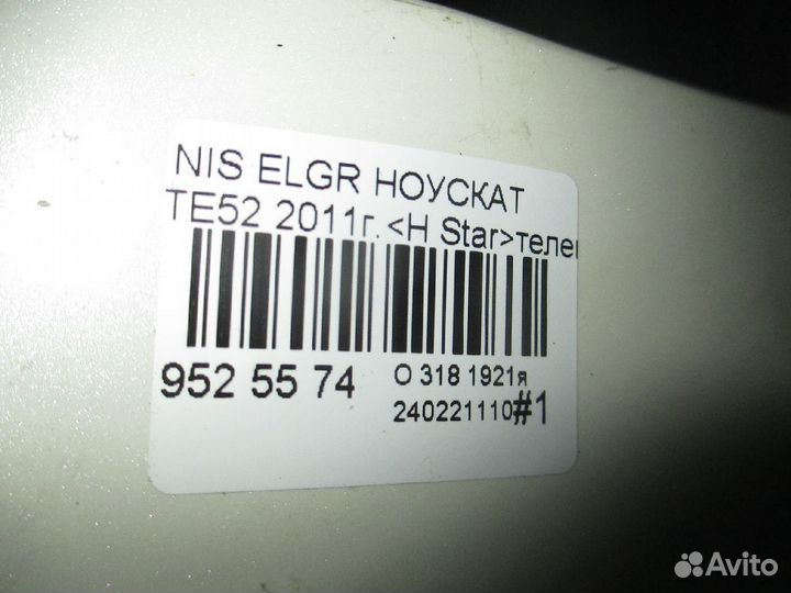 Ноускат на Nissan Elgrand TE52