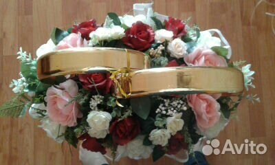 Свадебные кольца на авто