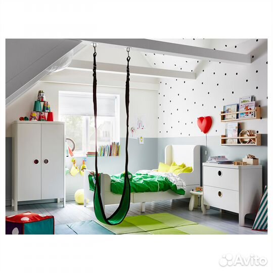 Качели детские подвесные из ткани икеа