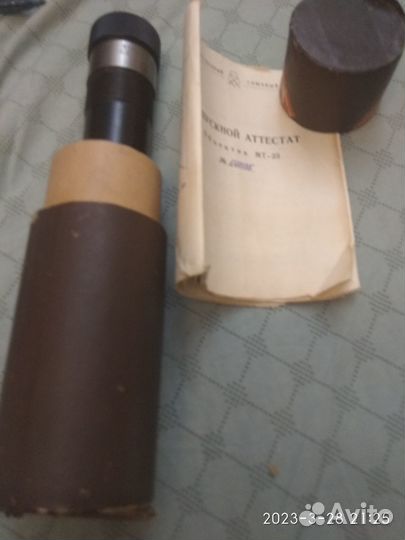 Объектив Мт-23 и Мт-24 для микроскопа уим-21